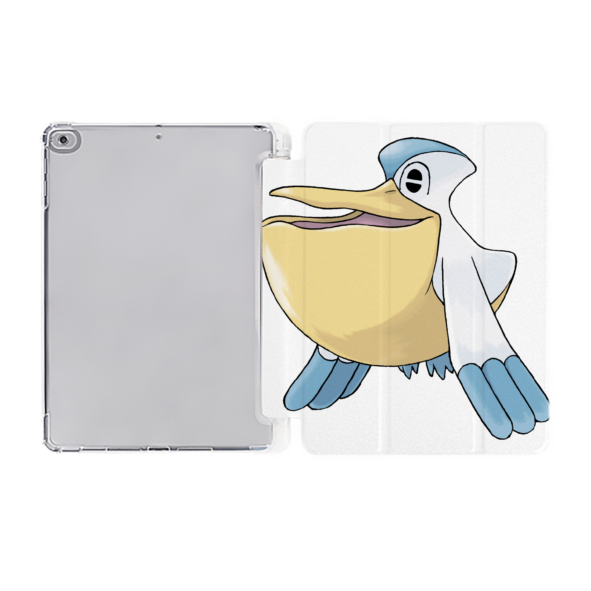 （画像用） ポケットモンスター Pokémon IPad ケース ペン収納付き 三つ折りスタンド PUレザー×シリコン 対応機種9.5/10.5/10.9インチ